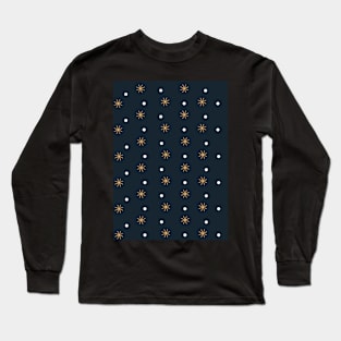 Colorful Dots And Stars Long Sleeve T-Shirt